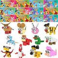 Building Blocks Animals Prefilled Hearts with Kids Valentines Cards 2026 Valentine Exchange Cards